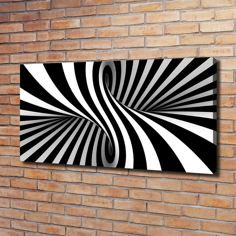 Swirl Abstraction - Wrapped Canvas Print