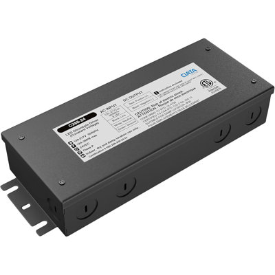 Ciata Lighting 24V DC LED Driver - Quiet Electronic Power Supply Transformer - Dimmable, Ideal for LED Strip Lights and More