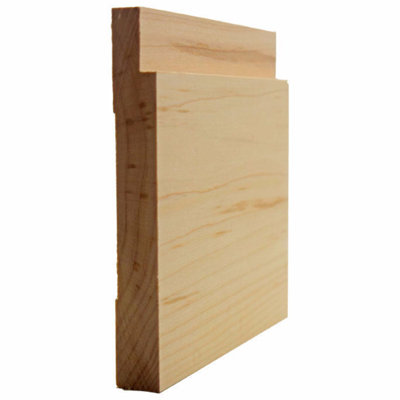 Notched Baseboard 5-1/4" Tall x 11/16"Moulding. Unfinished