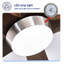 Ventilateur de plafond industriel moderne réversible à moteur à courant continu de 52 pouces à 52 vitesses avec lumières, nickel satiné-130156496-130156497