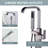 Floor Mounted Freestanding Tub Filler with Diverter and Handshower-101958125