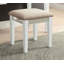 Ensemble de coiffeuse de style transitionnel avec tiroirs de rangement, miroir central et tabouret rembourré pour des meubles de chambre à coucher élégants-1202214699