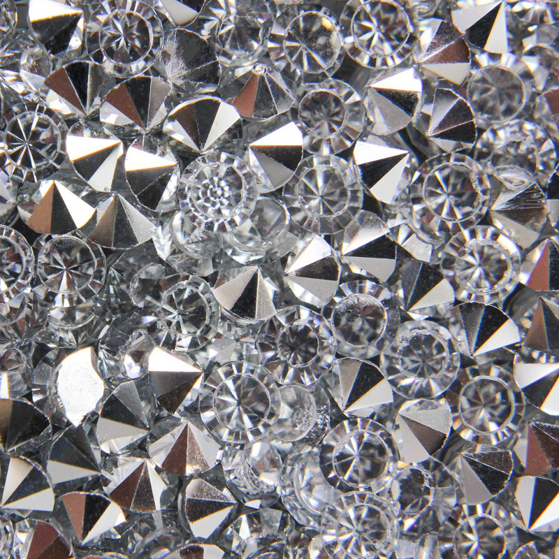 Napperon Sparkles Home Décoration de table 18 x 13 pouces antidérapante, Argent argent