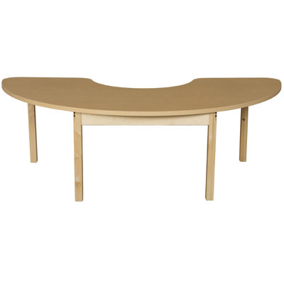 Laminate Adjustable Half-circle 4 Students Activity Table