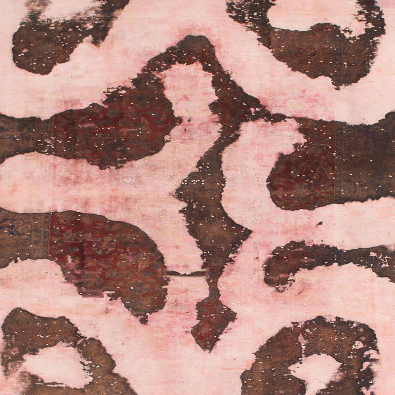 Tapis abstrait moderne 839, Carré 4 pi