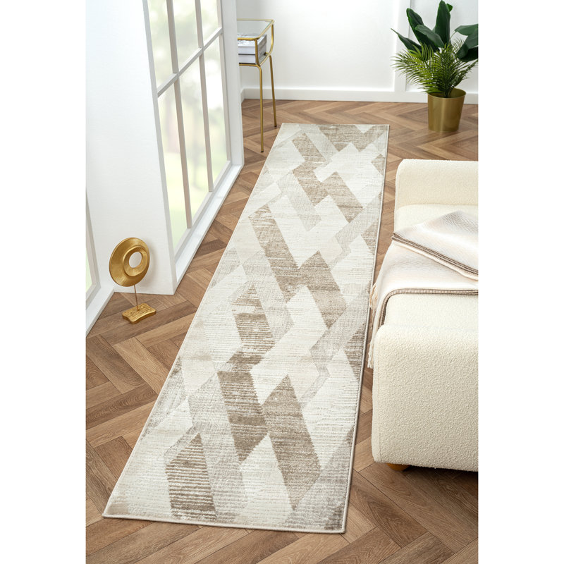 Tapis gris, Tapis de couloir 2 pi x 8 pi