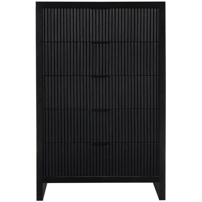 Fairfax 5 - Drawer Chest, Black