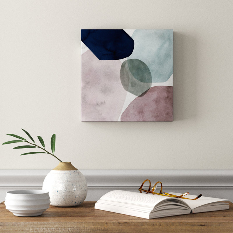 Stacked Around II by Grace Popp - Wrapped Canvas Painting, 30cm H x 30cm W