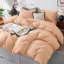 3-Piece Dyed Duvet Cover Set With Pillowcases-115637875-115637881