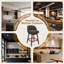 Tabouret de bar pivotant moderne rembourré Detweiler-136839862-138212821