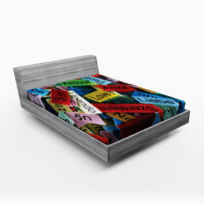 Microfiber Patterned Fitted Sheet