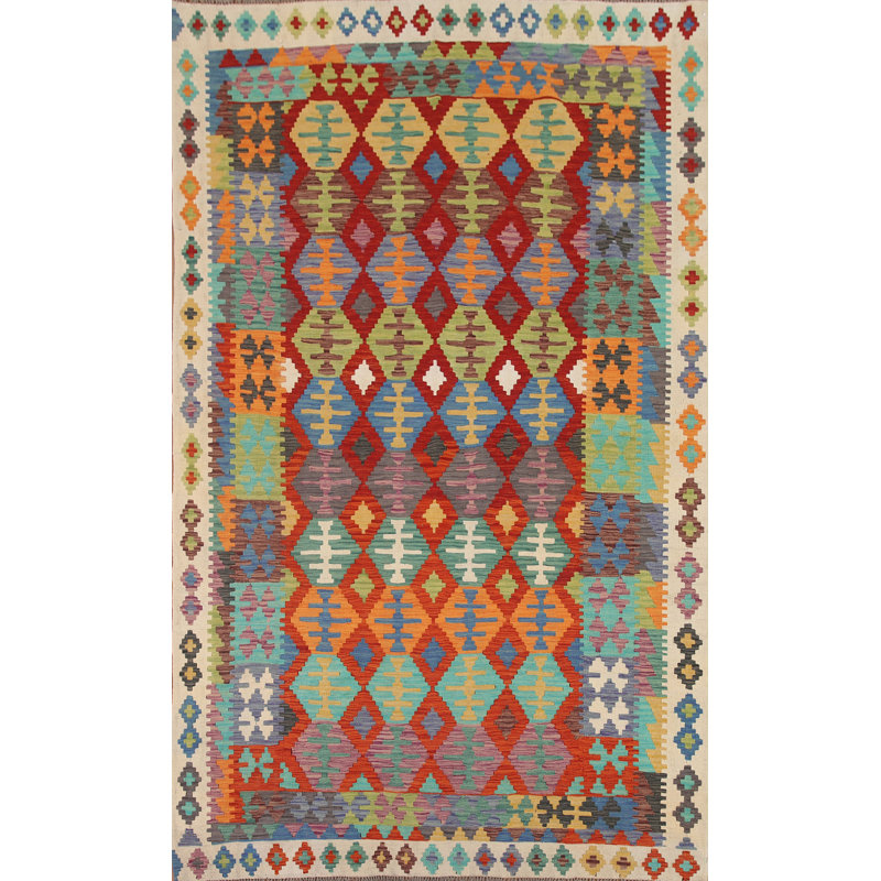 Colorful Kilim Oriental Area Rug 7x10