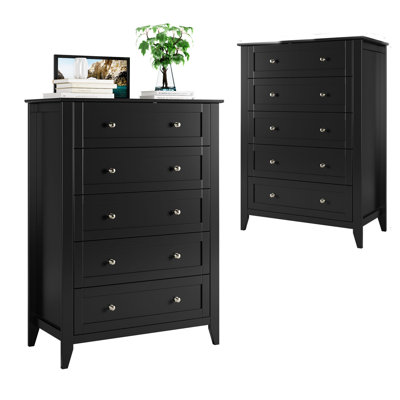 Commode 5 tiroirs pour chambre à coucher