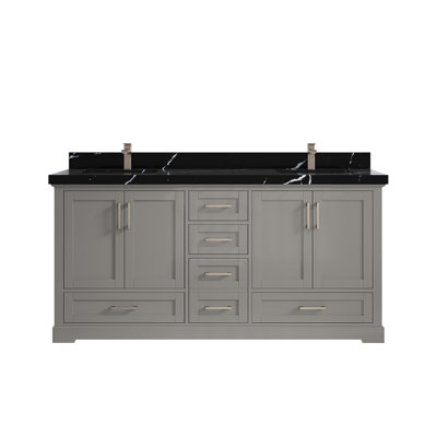 Ensemble de meuble-lavabo double 72 po Esin
