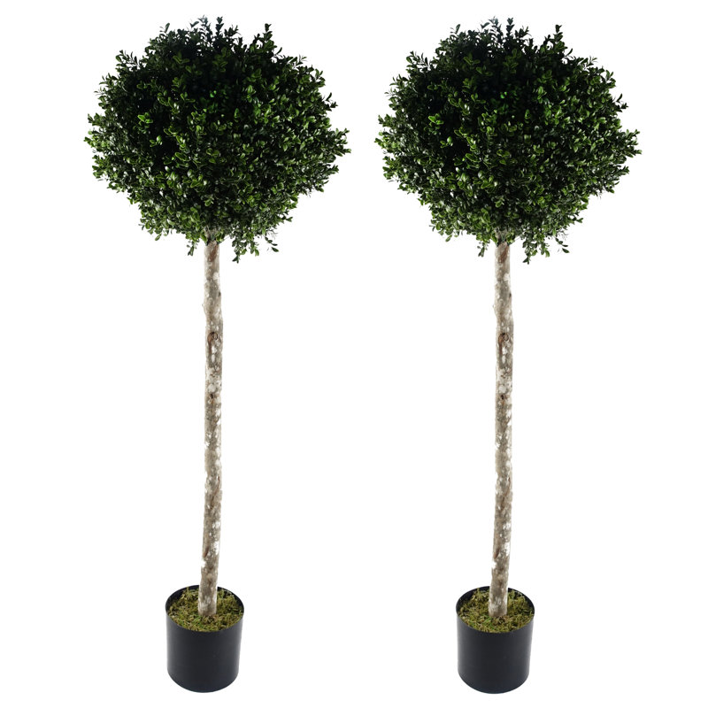 Annistyn 140cm Faux Topiary Tree in Pot
