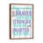 Classic Brown Wood Framed