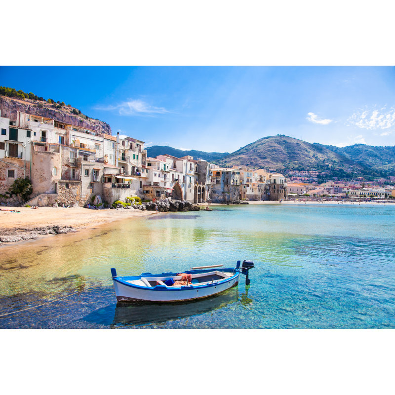 Old Harbor by Master2 - Wrapped Canvas Print, 61cm H x 91cm W x 3.8cm D