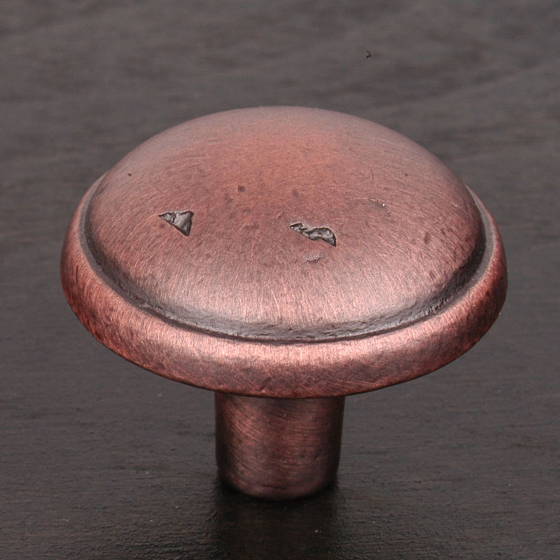 Poignée champignon vieilli 1 3/8 po CK Series, Distressed Copper