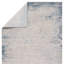 Tapis en polypropylène / polyester abstrait tissé à la machine en crème / bleu-1343476530