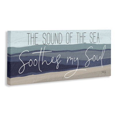Sound Of The Sea Canvas Wall Art by Marla Rae