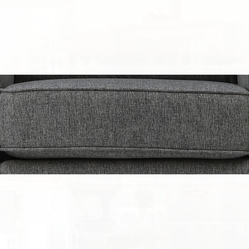 Chaise berçante rembourrée en tissu