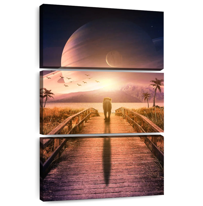 Brampt Walking To Nowhere, 45" H x 28" W