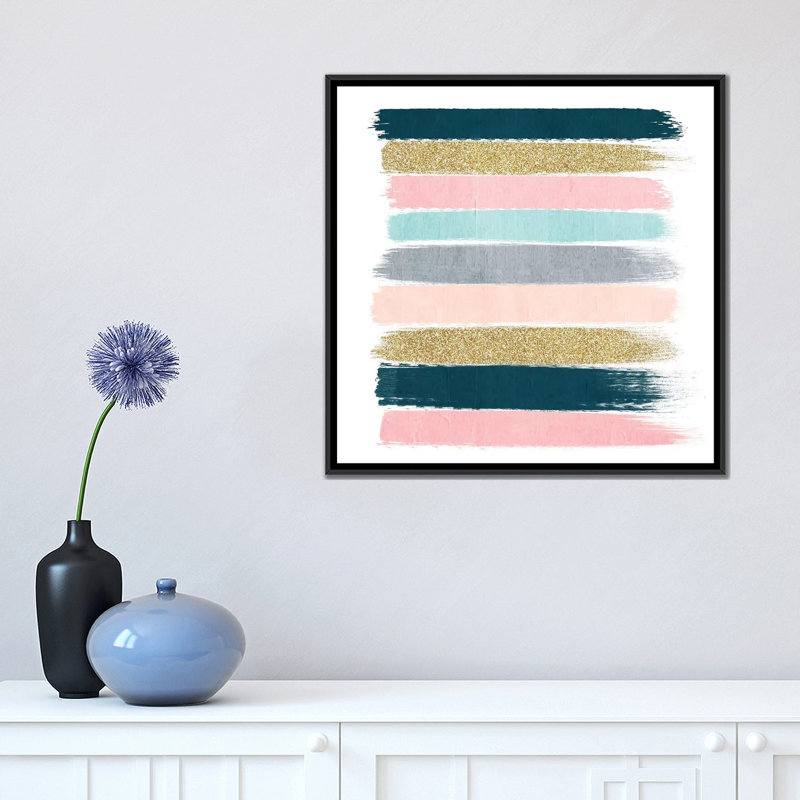 « zara », impression sur toile, H 18 po x l 18 po x P 1,5 po, Toile avec cadre noir