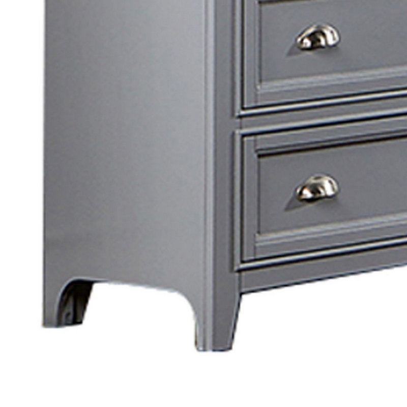 7 - Drawer Dresser, Gray
