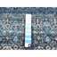 Tapis oriental 100% laine noué à la main 12 pi x 12 pi 1 po bleu 12 pi x 15 pi 1 po 7FB8E9164ED047839B792D32E113C261