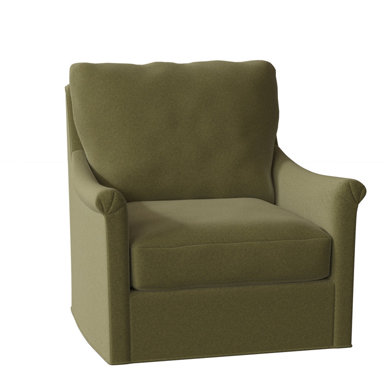 Olivia 34.5" W Swivel Armchair, Sage (8789 30)