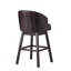 Tabouret de bar pivotant à 360 degrés avec garniture cloutée (ensemble de 2)
