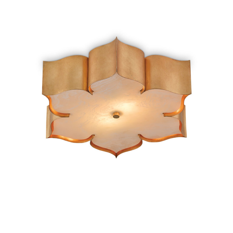 Grand Lotus Acrylic Flush Mount