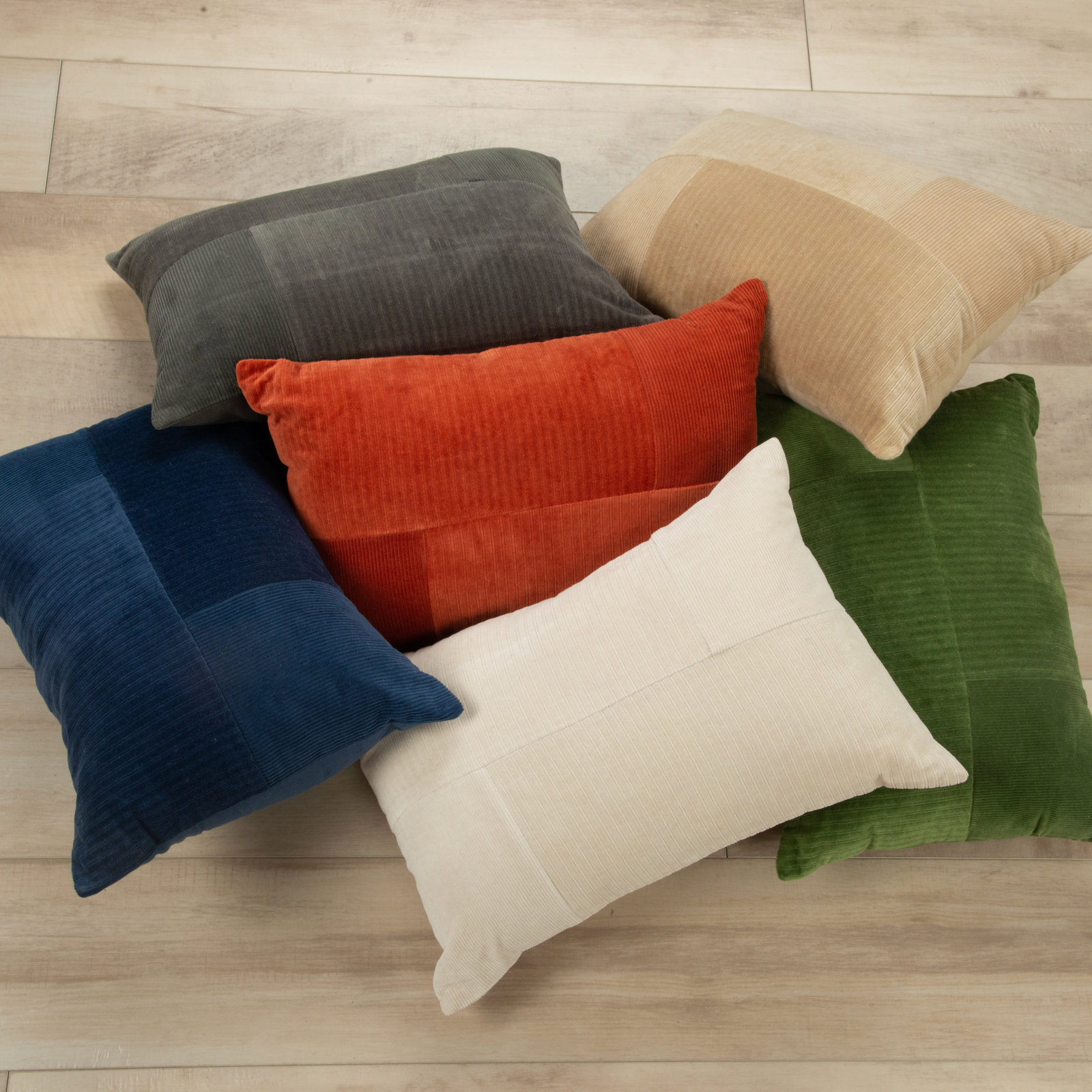 Berkley Textured Cotton Lumbar Throw Pillow, Gray