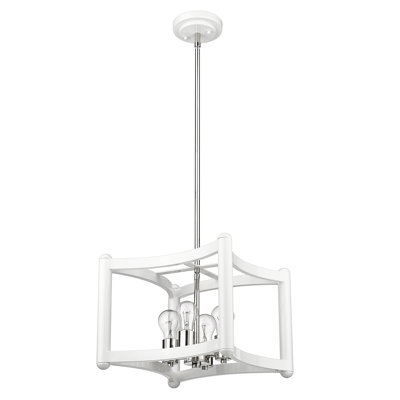Luminaire suspendu convertible 4 lumières