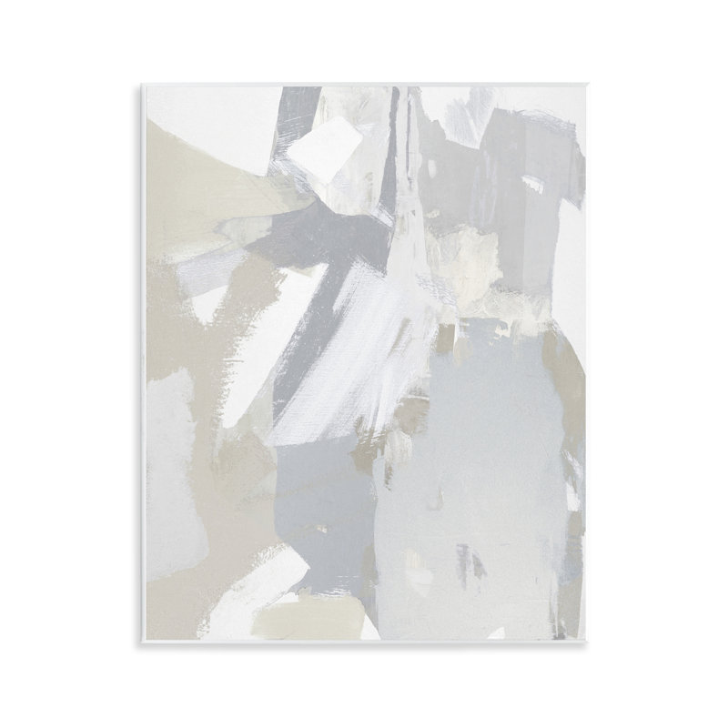 Plaque murale gris et beige aux tons neutres, design par Rachel Springer