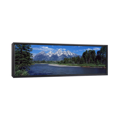 «Snake River and Grand Teton WY USA», reproduction de photo sur toile