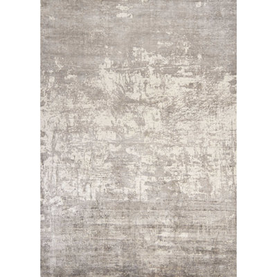Palmerai Beige Abstract Hand Loomed Area Rug