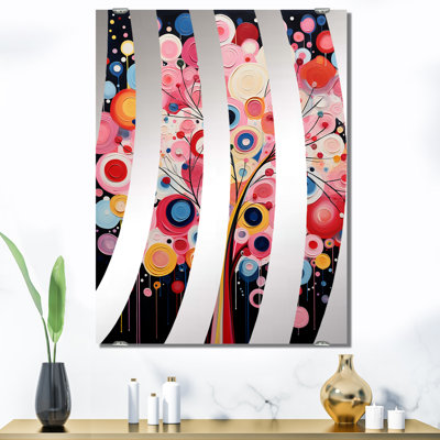 Miroir mural fantaisie arbre floral II - arbre africain MIR136514