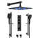 Thermostatic Digital Shower System Set, 12" LED Rainfall Shower Head with 4-Function Handheld Shower