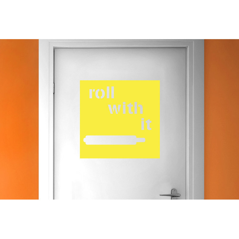 Wall Decal, Bright Yellow