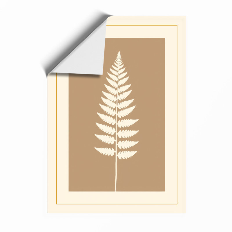 Fern Frond Botanical - Framed Print, Unframed, A2 - 59.4 x 42.0 cm