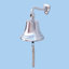 Cloche suspendue chromée 11 po Elginpark-435683139-435683138