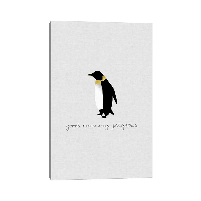 Good Morning Gorgeous by Orara Studio - Wrapped Canvas Gallery-Wrapped Canvas Giclée, 20.32 cm H x 30.48 cm W