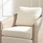 Chaise pivotante en bois de lin massif-1563900780