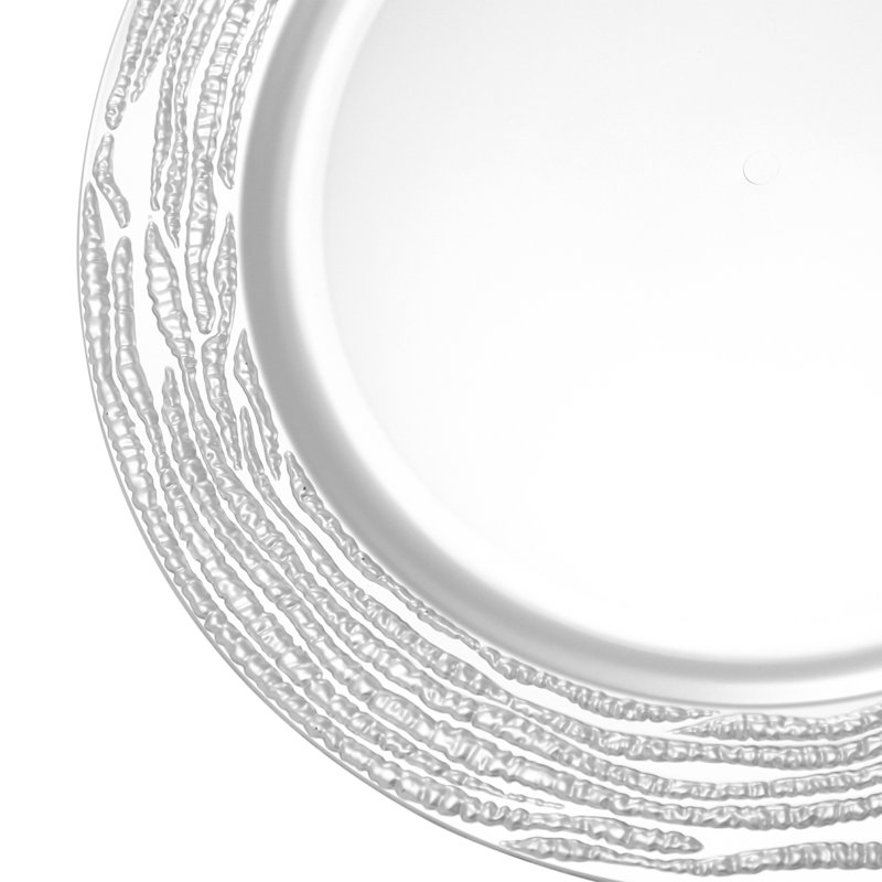 Chargeurs ronds 13 po (ensemble de 100), Argent argent