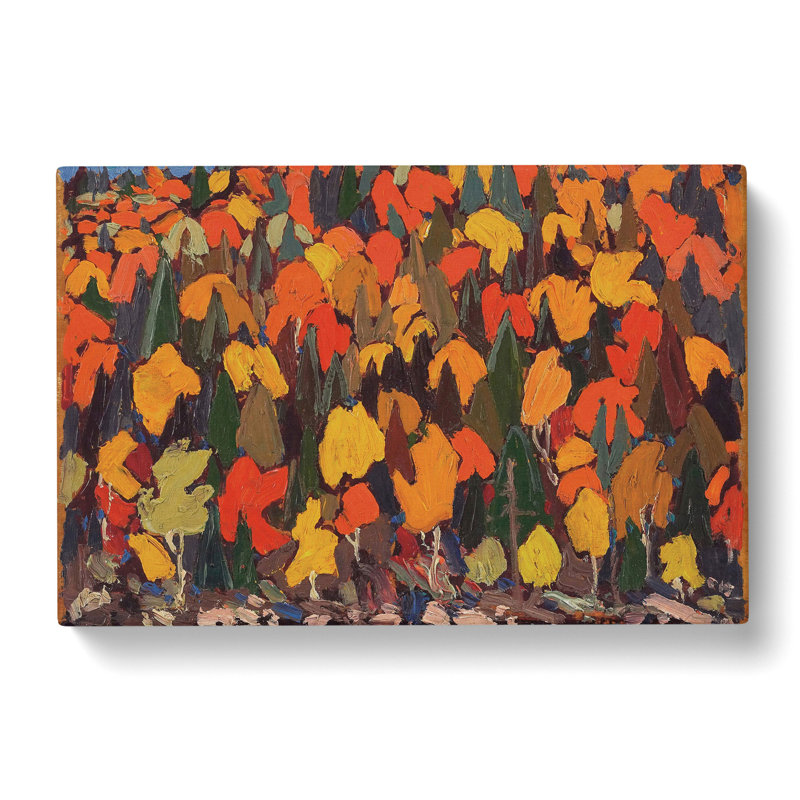 Autumn Foliage by Tom Thomson - Wrapped Canvas Painting, 50cm H x 76cm W x 3cm D