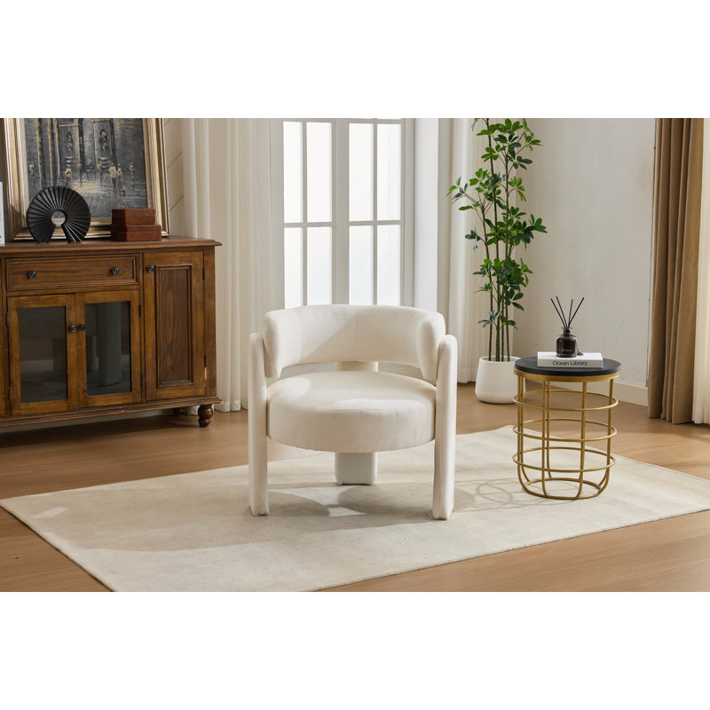 Fauteuil Contemporary, Blanc ancien