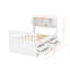 Lit plateforme simple avec tablettes-1690929256