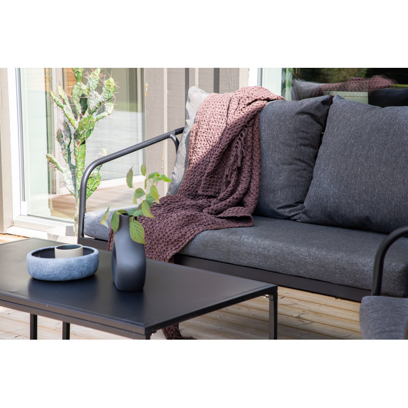 Poland Metal 5 - Person Seating Group with Cushions