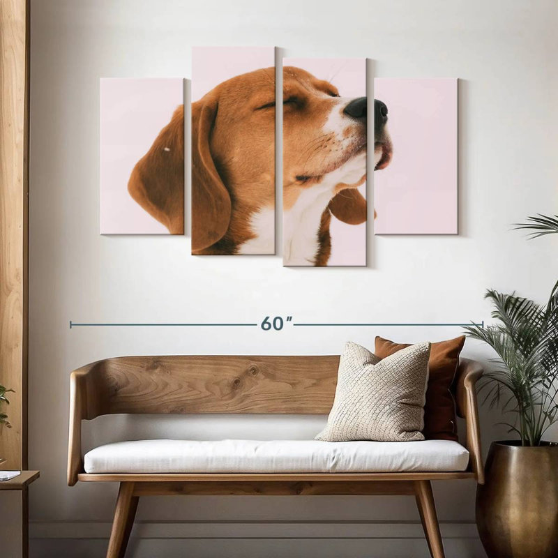 Brampt Beagle, 32'' H x 52'' W